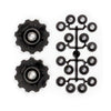 ruote del deragliatore 11 denti 7-11V nero 2 pezzi