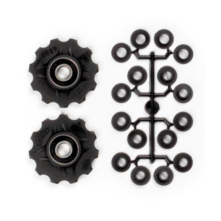ruote del deragliatore 11 denti 7-11V nero 2 pezzi