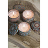 Idee regalo 4 stagioni con amore set perle verdi e candela