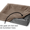 Bia Bed Fleece Poes Hondmand Taupe