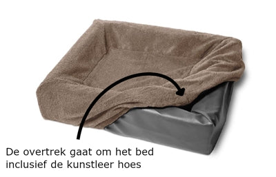 Bia Bed Fleece Poes Hondmand Taupe