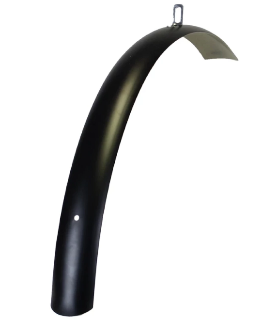 KGS Fender anteriore set 28 pollici 55 mm in alluminio nero