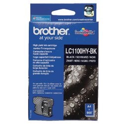 Cartucho inkjet brother hc lc1100hybk negro 900 páginas
