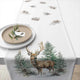 Ambiente table runner winter stag 40x150 cm white 100% cotton