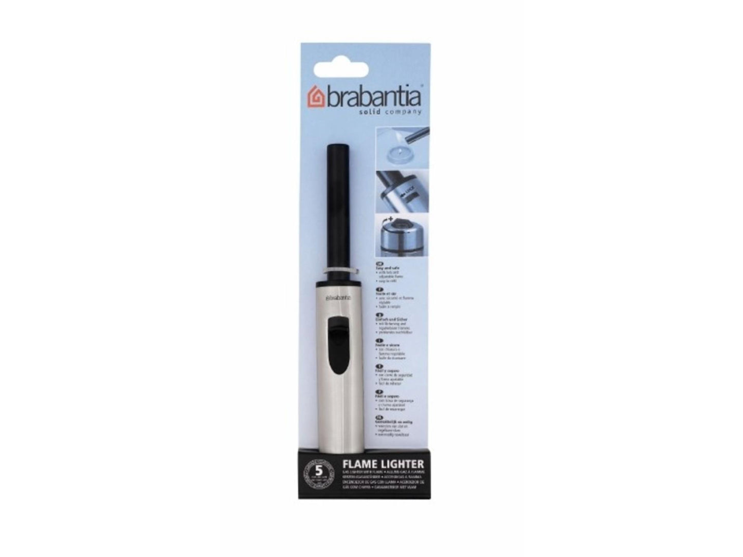 Mechero de gas Brabantia con regulable
