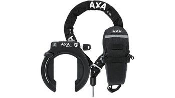 Axa xxl bloqueo de anillo negro + bolsa de silla + collar ULC100