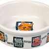 Trixie Food Bowl Kat Ceramic con surtido de impresión
