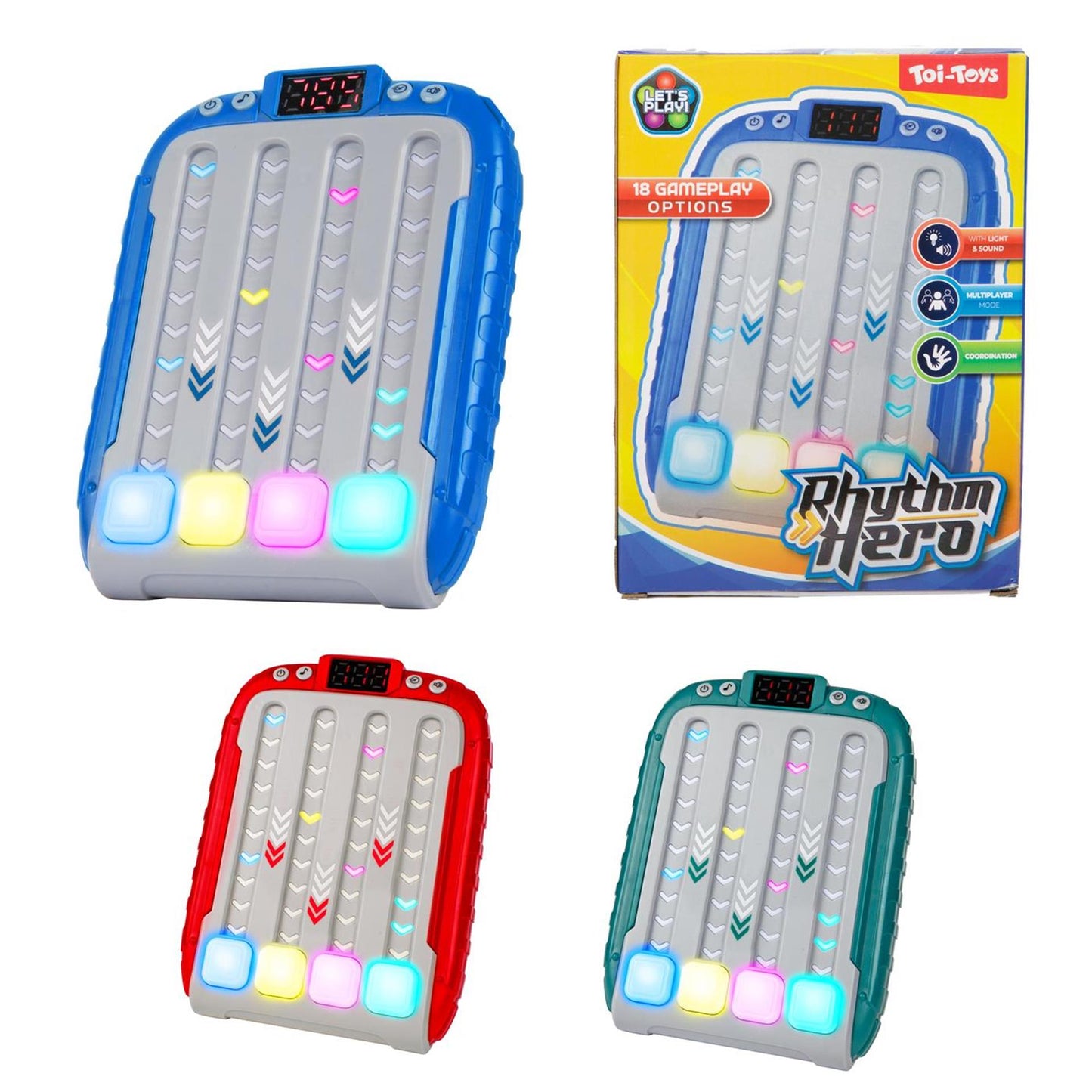 Toi-toys divertente game elettronico Rhythm Hero with Light and Sound