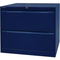 Mobile classificatore bisley df2639 oxford blu 2 cassetti