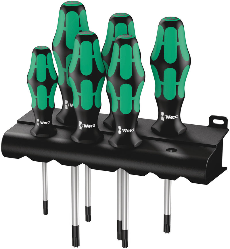 Wera 367 6 schroevendraaierset kraftform plus (zwart groen, 6-delig)