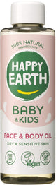 Happy Earth baby kids Olio viso corpo naturale al 100% - 150 ml