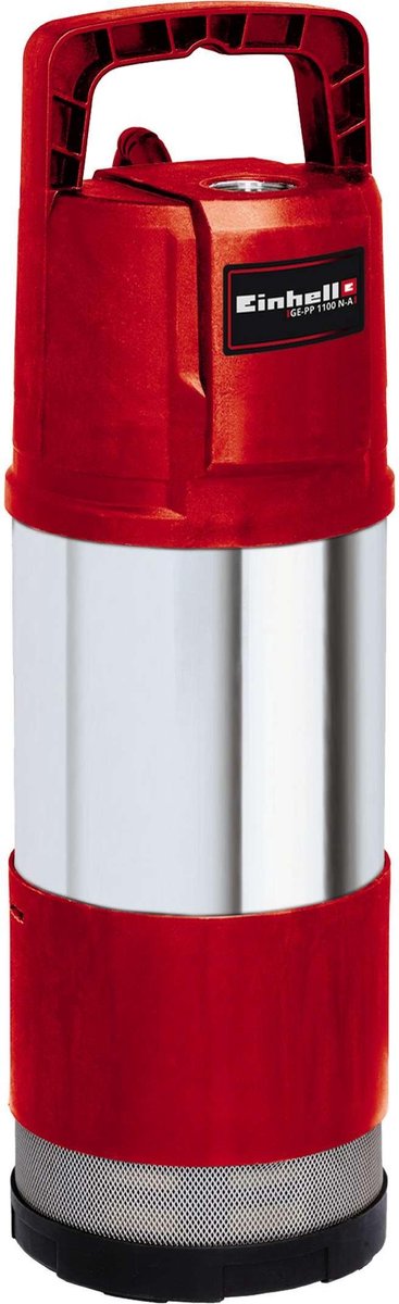 Einhell electric depth submersible pump ge-pp 1100 n-a - 1100 w - 6000 l h - automatic function - max. immersion depth: 12m - max. head: 45m - stainless steel housing