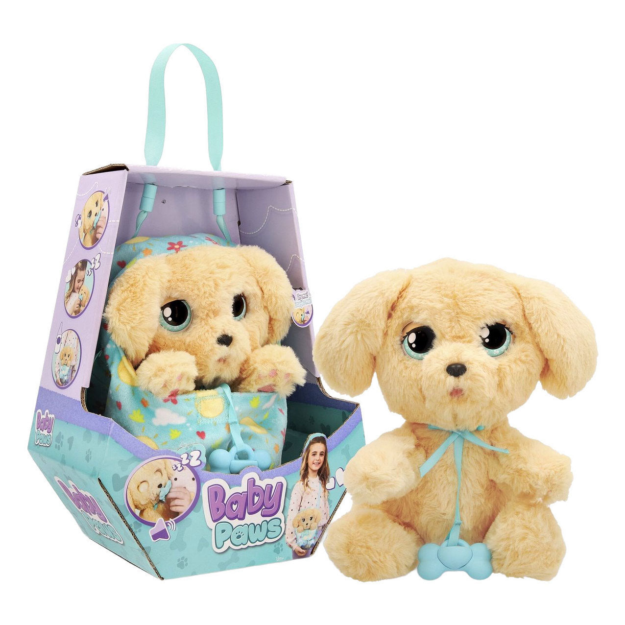 Peluche interattivo Baby Paws Labrador