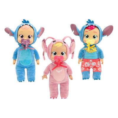 Muñeco bebé de punto Spectron cry babies tiny cuddles - 25 cm
