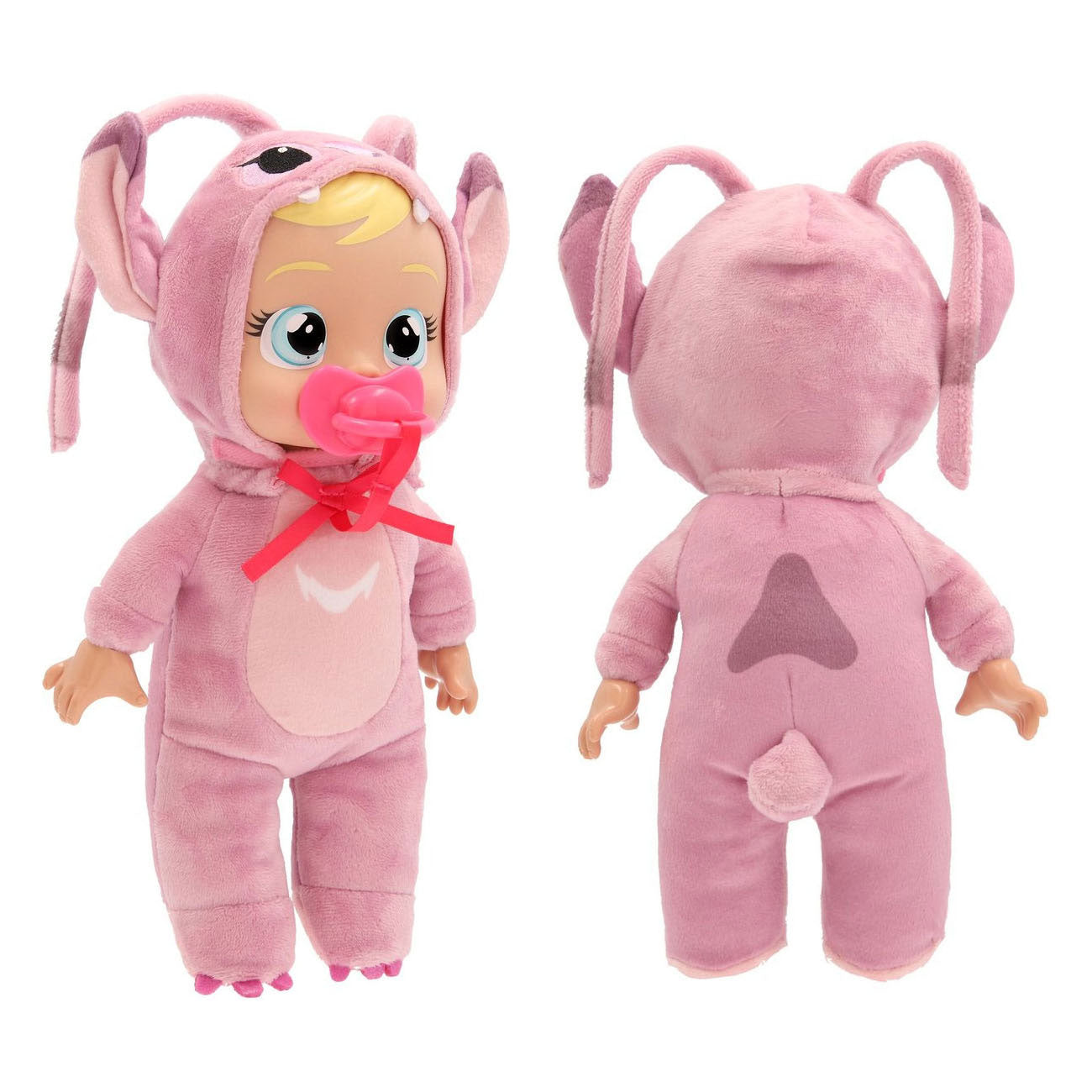 Muñeco bebé de punto Spectron cry babies tiny cuddles - 25 cm