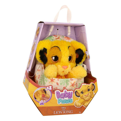 Peluche interactivo Spectron Baby Paws Simba - 20 cm