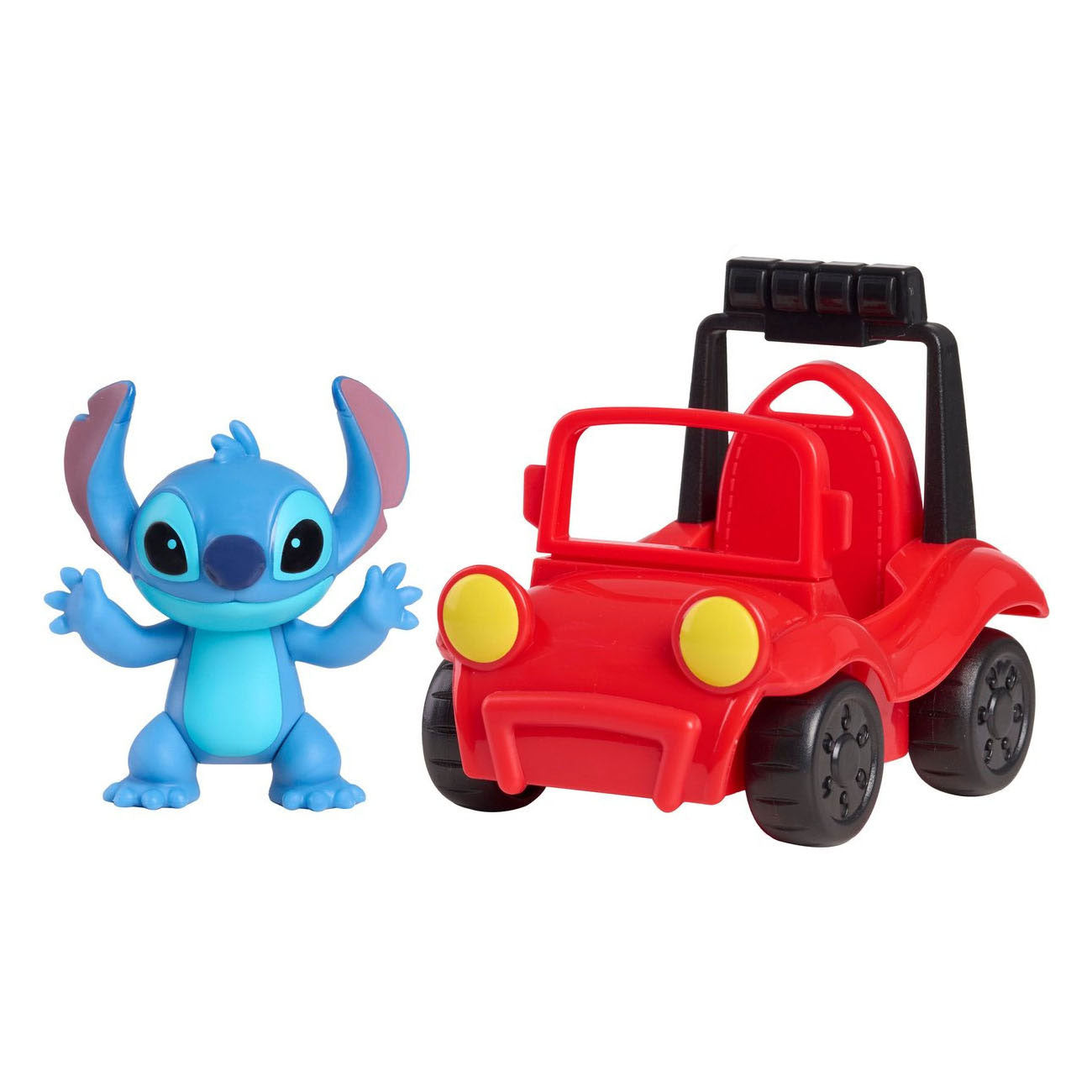 Spectron stitch with beach buggy toy car