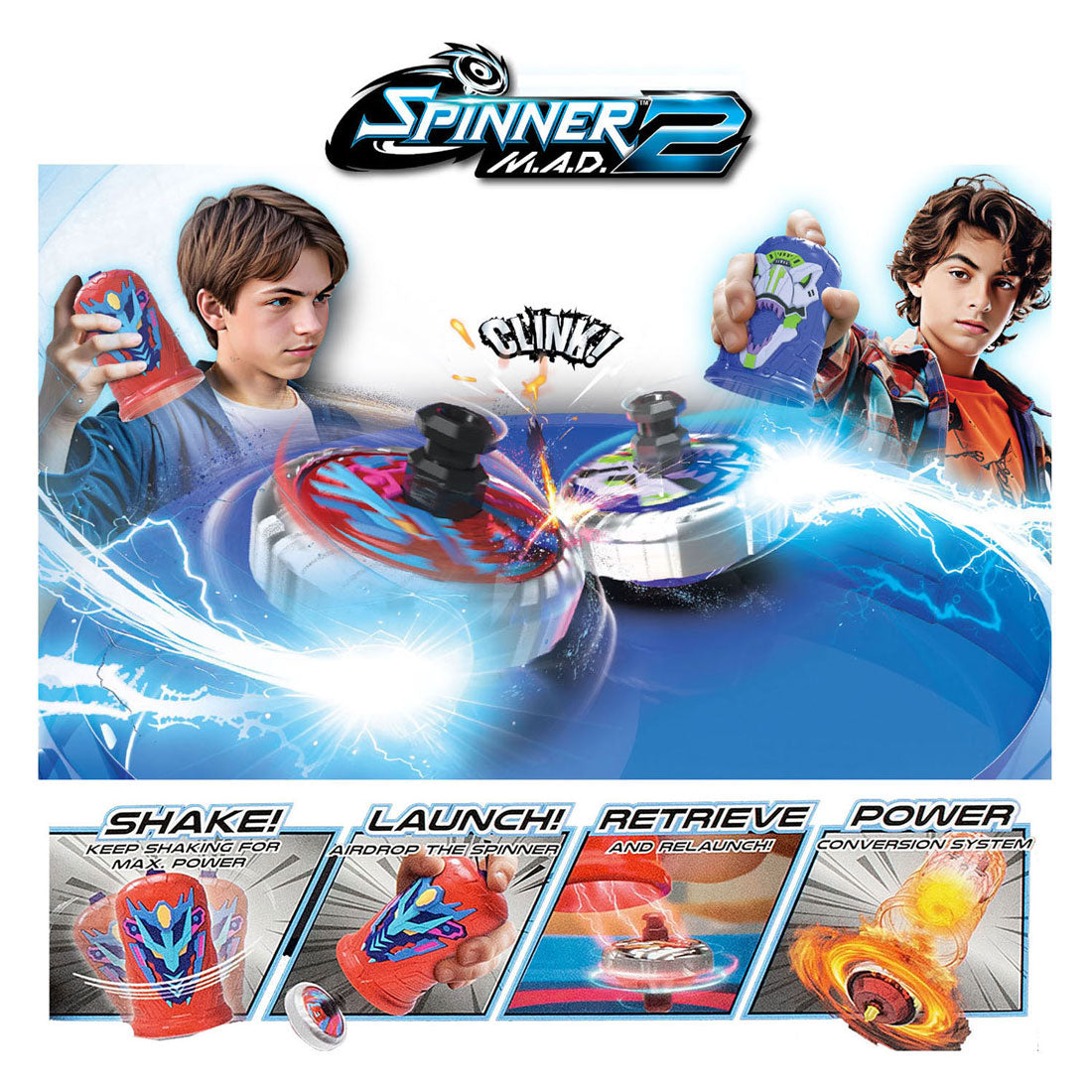 Spinner mad 2 pacchetti singoli assortiti