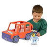 Moose Toys bluey - set da gioco bluey buddies big heeler 4wd - incl. peluche blu