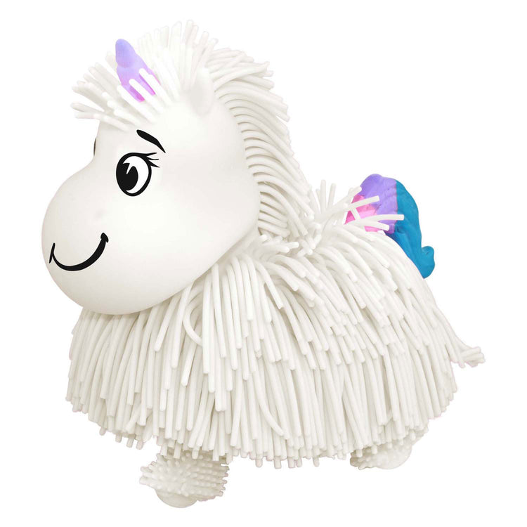 Spectron Jiggly Pets Electronic Running Unicorn White