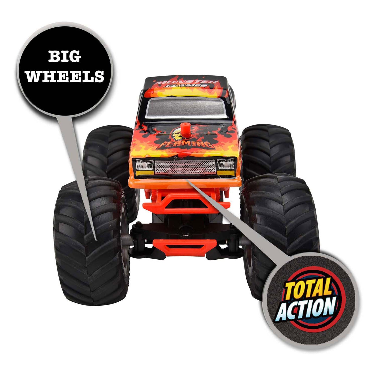 Gear2play RC Flames di Mostro Auto Sterable