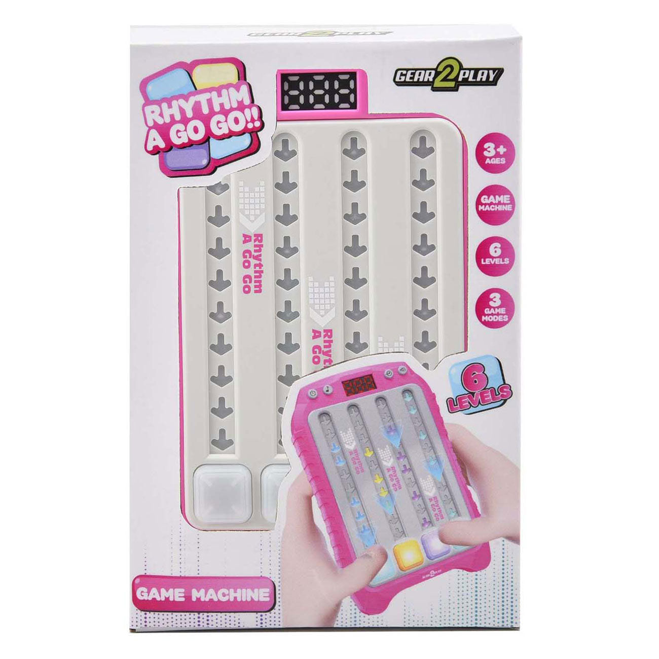Gear2play Rhytm a Go Segui il Rhythm Game Pink