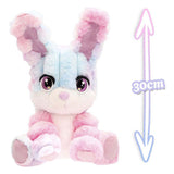 Imc toys cotton cuties bunny - geurende suikerspin knuffel 30 cm - afbeelding 4