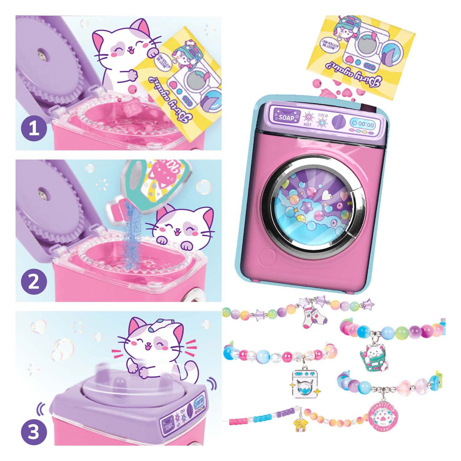 Braceletas Spectron Purr-Fect Wash 'N Bead