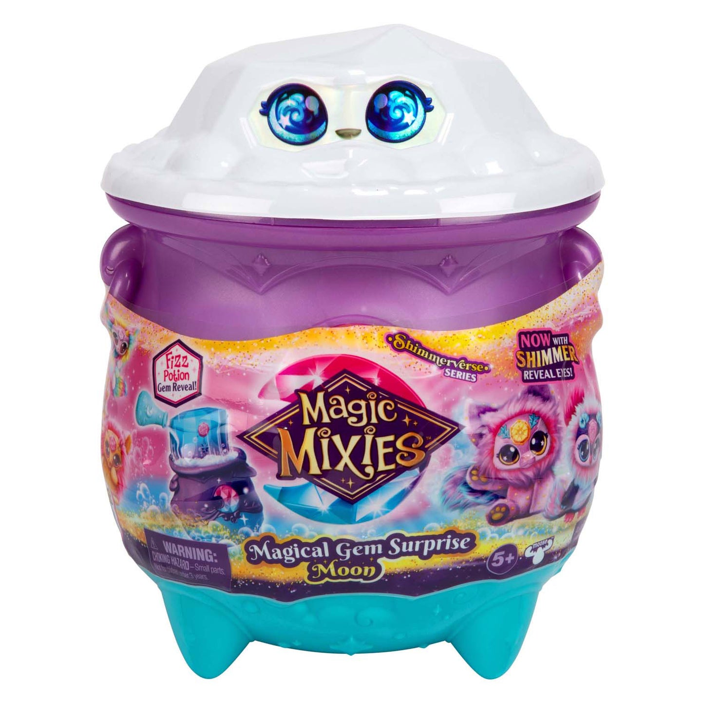 Moose Toys Magic Mixies Magic Boiler Moon con cristalli