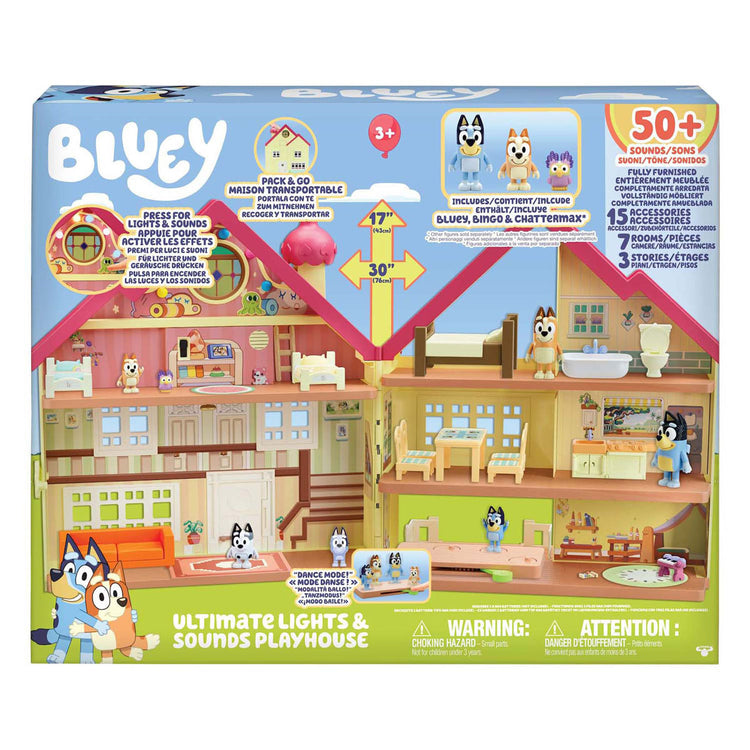 Moose toys bluey ultieme speelhuis met licht en geluid