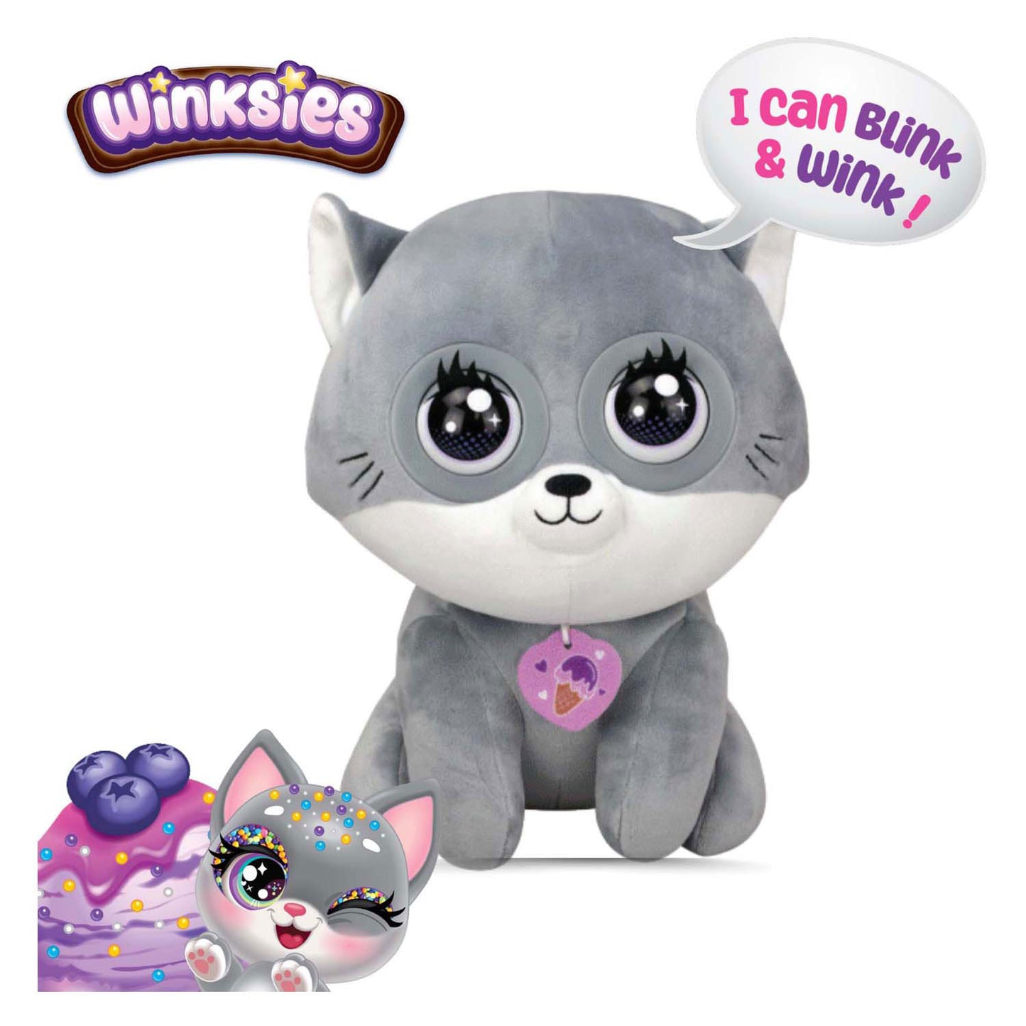 Winksies Blueberry Kitten