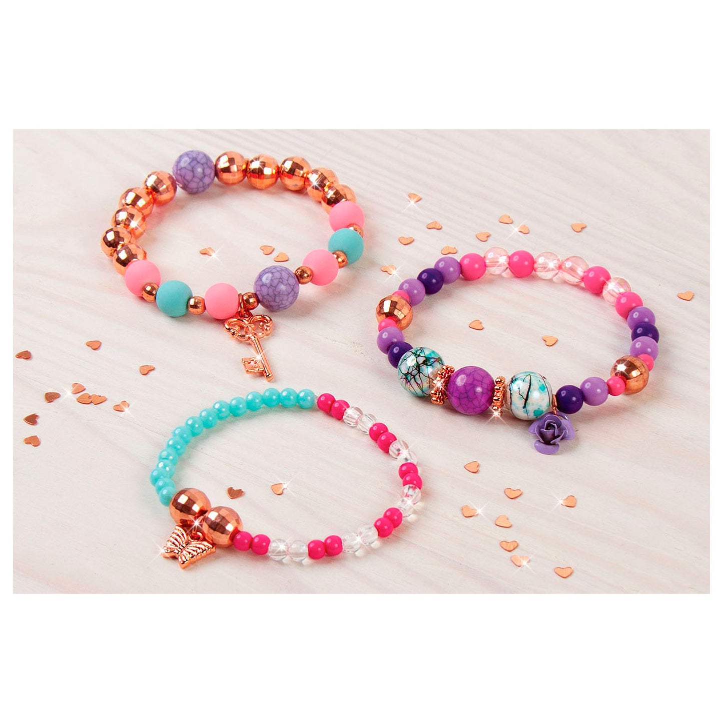 Hacer las pulseras de encanto de la verdadera