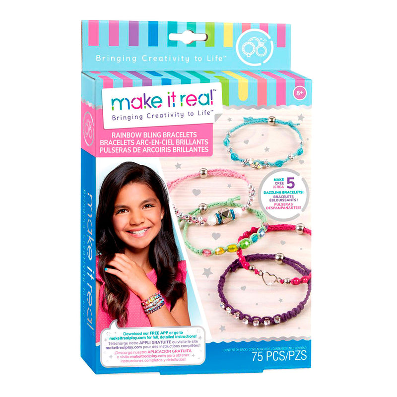 Spectron make it real - making rainbow bracelets