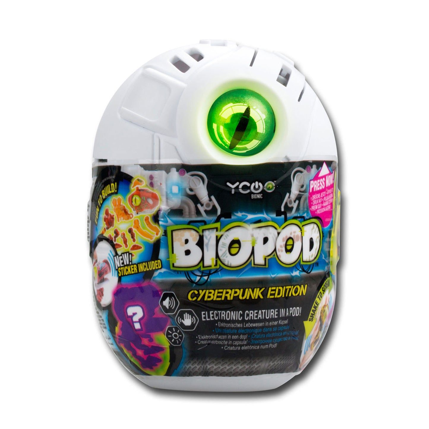 Dino cyberpunk singolo biopodi Silverlit