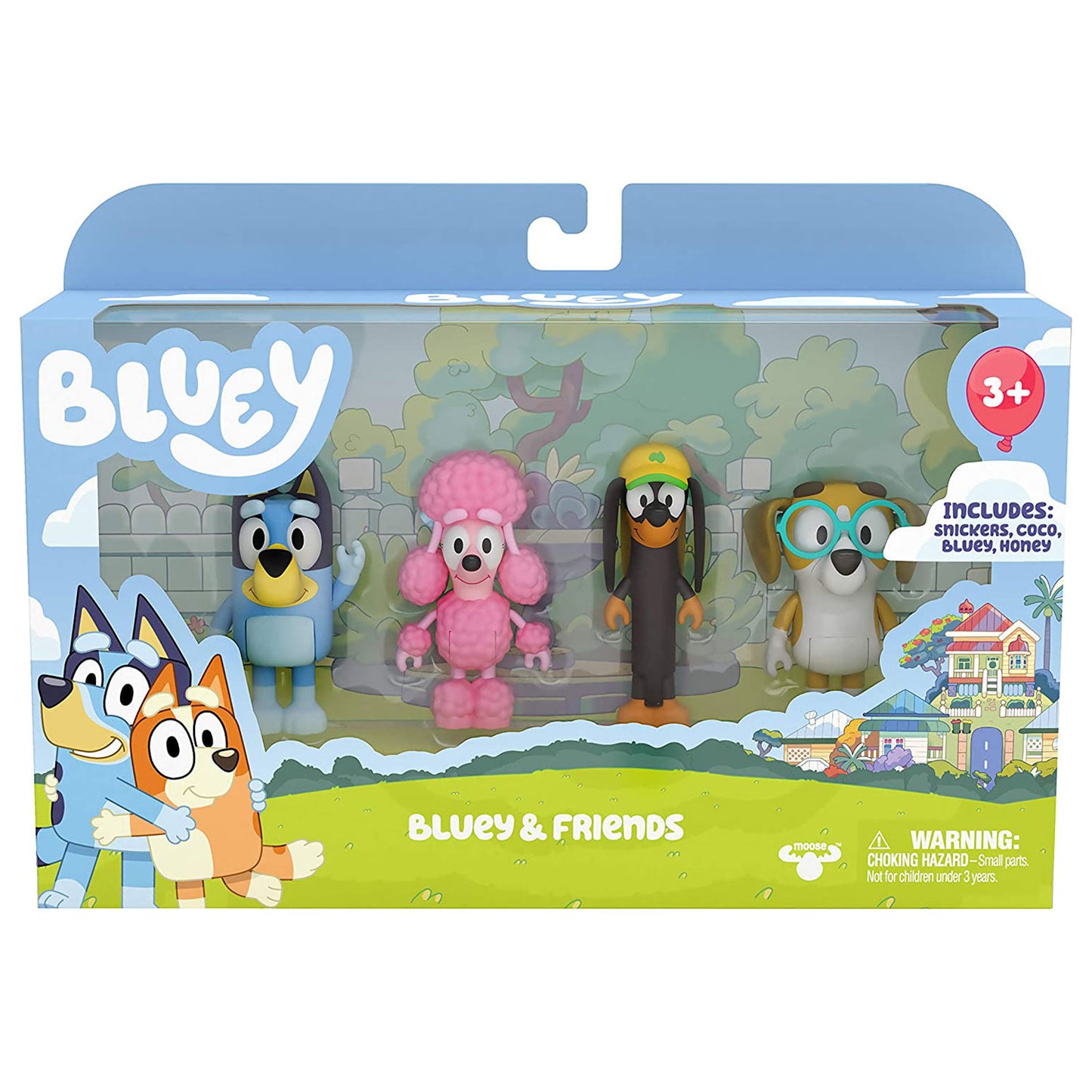 Spectron Bluey Friends Speel Figures, 4st.