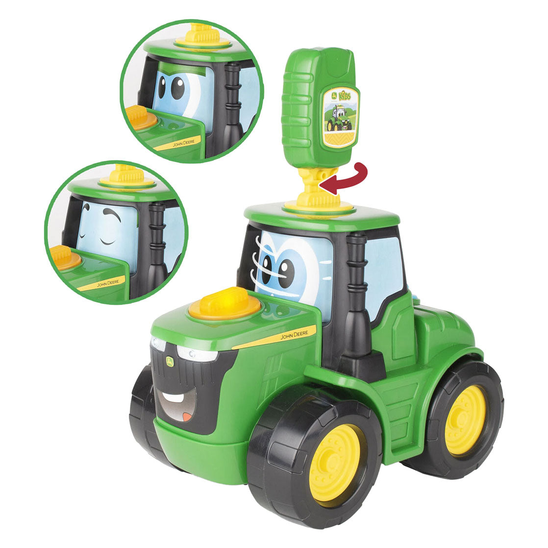 Tomy John Deere Johnny Tractor con clave