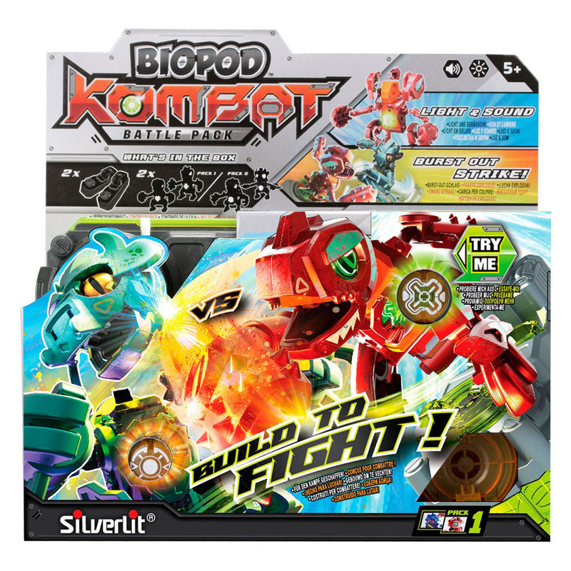Pacchetto duo kombat biopode silverlit