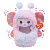 Curlimals Flutter Wonders Pink Interactieve Knuffel - afbeelding 2
