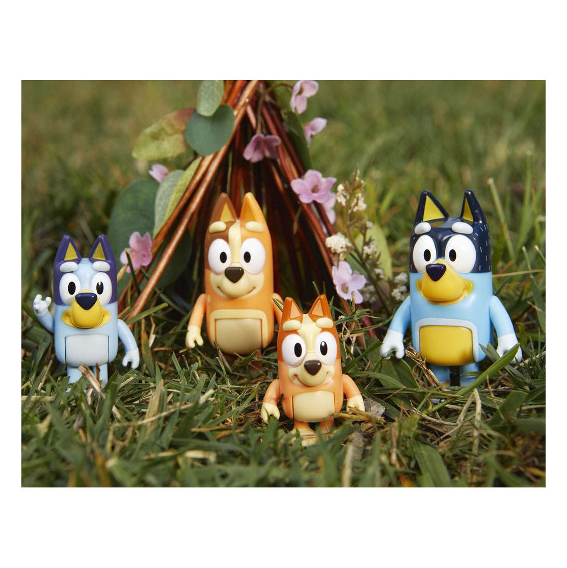 Moose juguetes azules de la familia azul speel figuras, 4st.