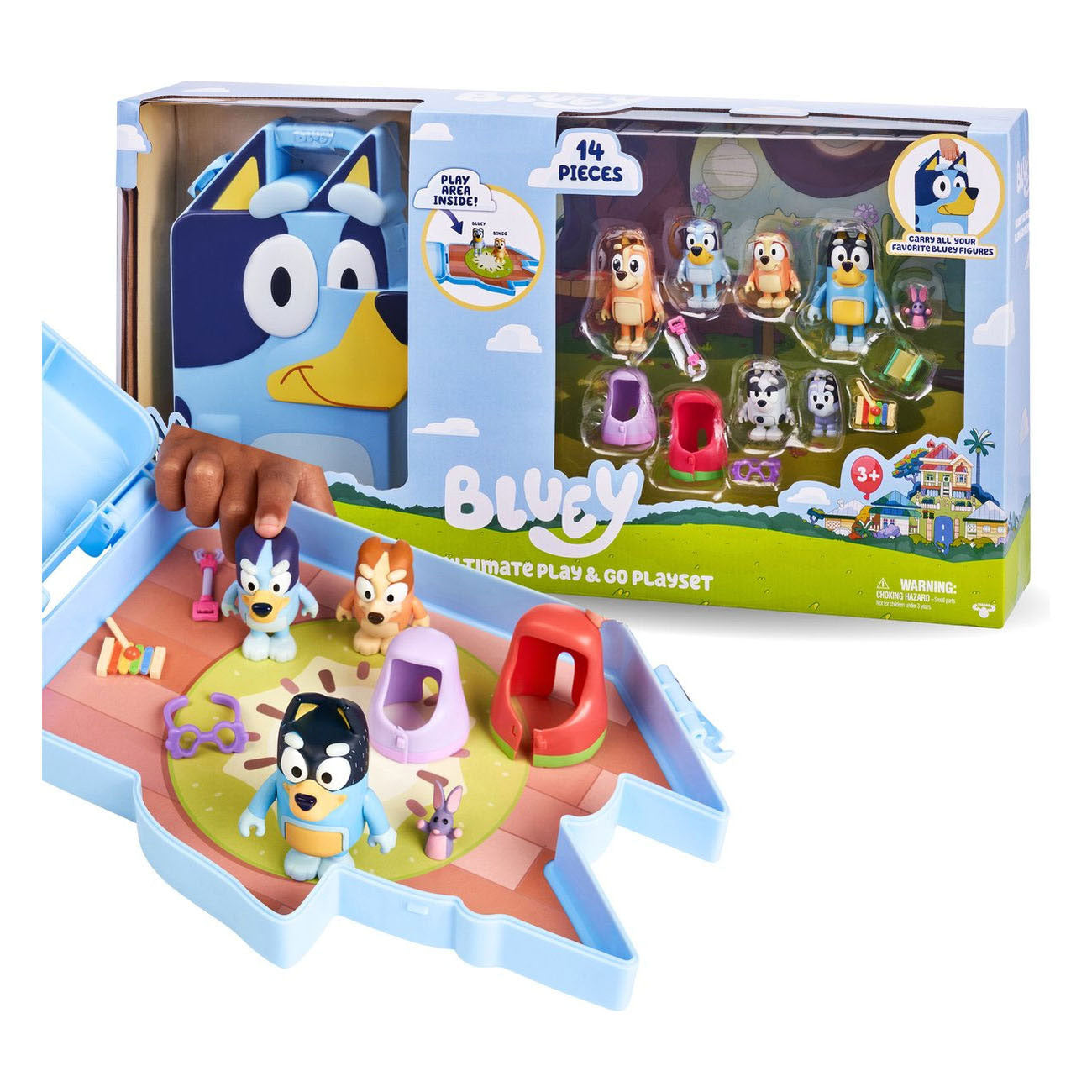 Moose Toys Big 'n Go Play set, 14dlg.