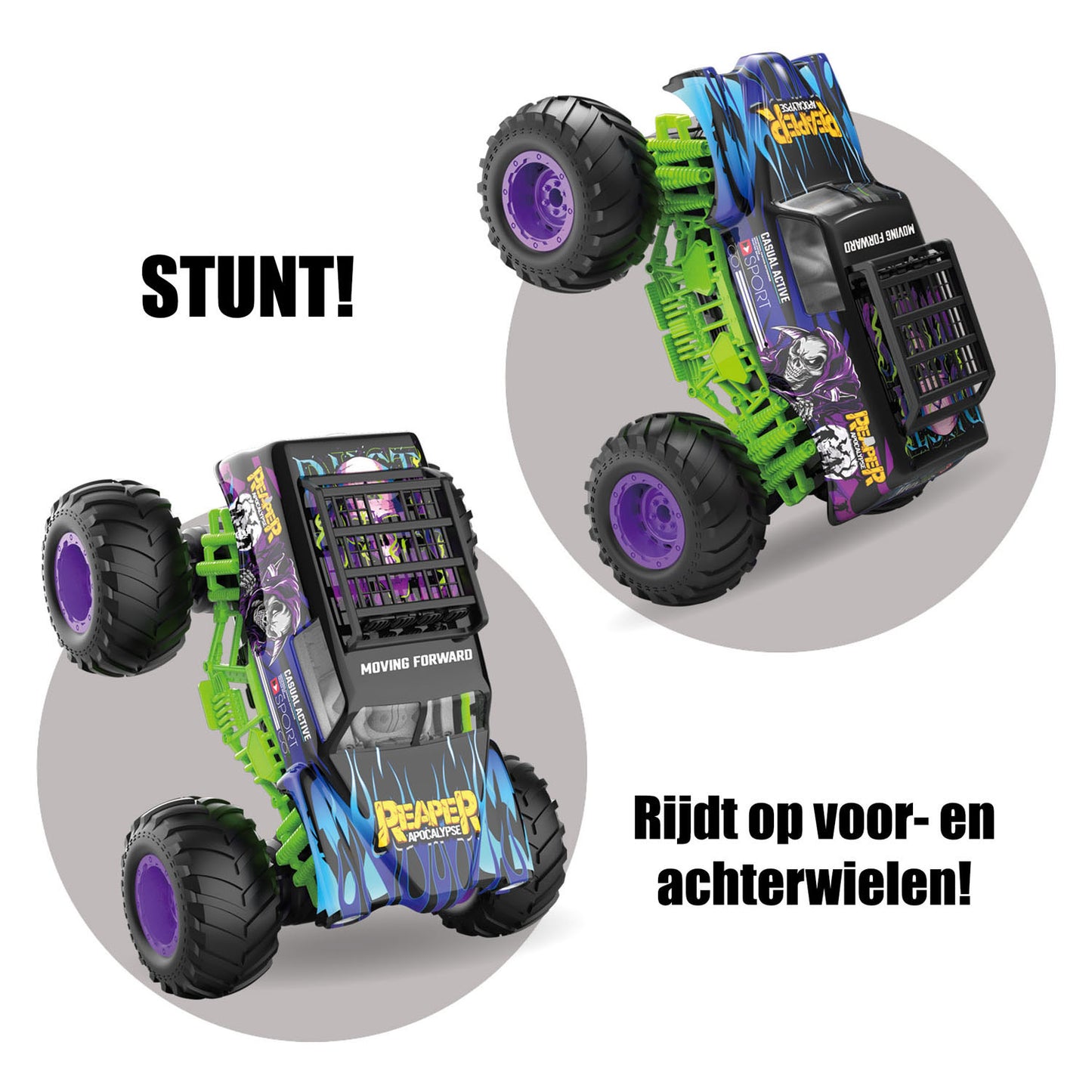 Gear2Play RC Orientable Auto Monster Truck Reaper Apocalypse