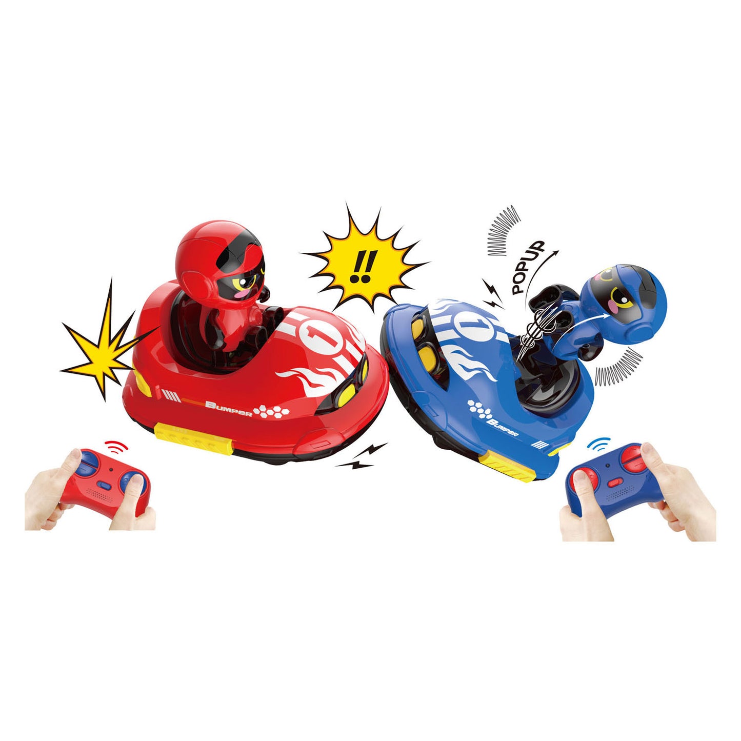 RC Gear2 Play Controlable RC Battle Bumper Cars Bumper Cars