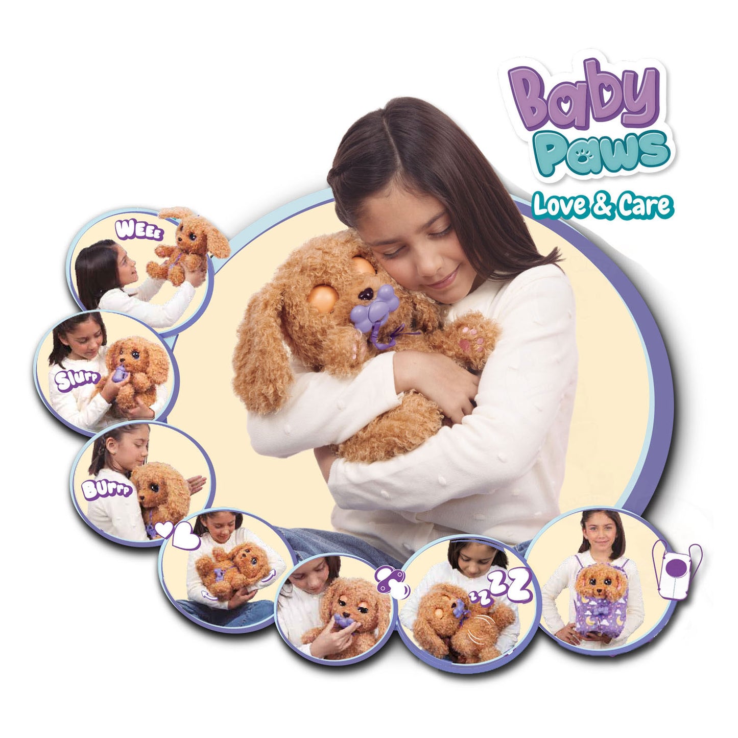 Puppy interactivo de Spectron Baby Paths