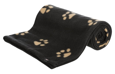 Trixie Barney Fleece Dog Blanke Black Beige Ass
