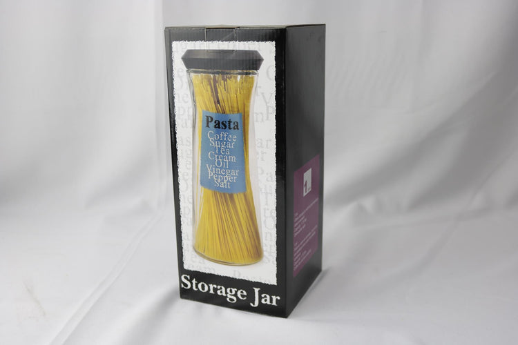 Barattolo portaoggetti con pasta di testo
