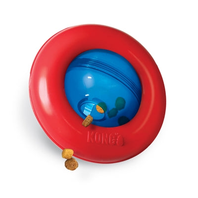 Kong Gyro Feeding Ball Blue rojo