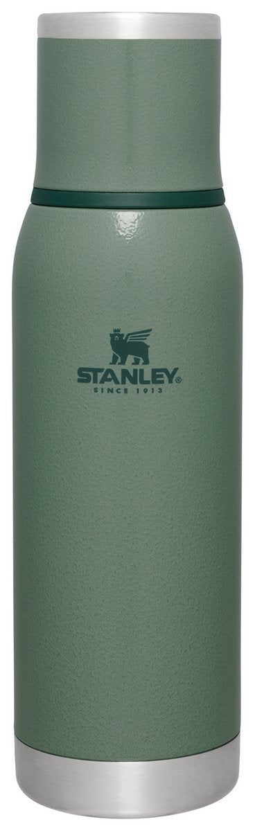 Botella termo Stanley Adventure To-Go 750 ml - 20 horas caliente - 25 horas frío - a prueba de fugas - tapa aislante - sin BPA - tapón para un vertido controlado - verde martillo