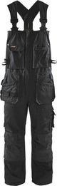 Blåkläder pantaloni con bretelle blaklader 2600-1860 - nero - c48