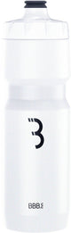 Bbb cycling autotank xl bidon racefiets - inhoud 750 ml - drinkbus fiets autoclose ventiel - wit - bwb-15