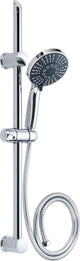 Set de ducha Schütte Adria con teleducha - ø 12,5 cm - 5 posiciones - barra de ducha de 70 cm - flexo de 150 cm - cromado